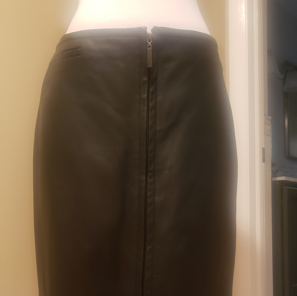 Vintage Leather Skirt